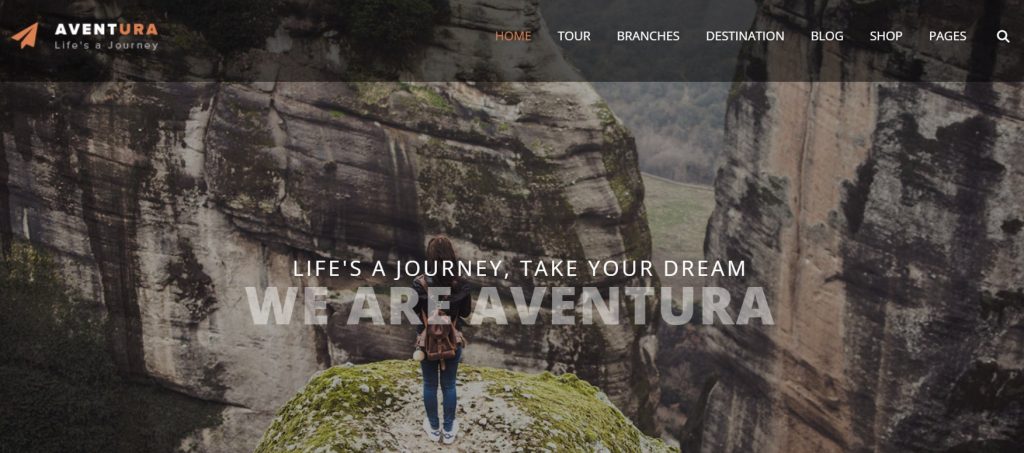 A screenshot of Aventura’s demo