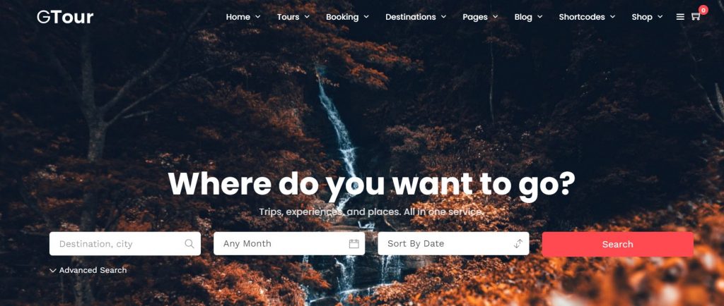 A screenshot of Grand Tour’s demo