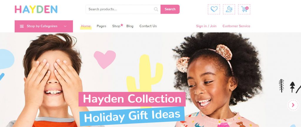 A screenshot of Hayden’s demo