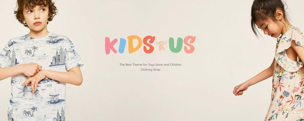 A screenshot of Kids R US’s demo